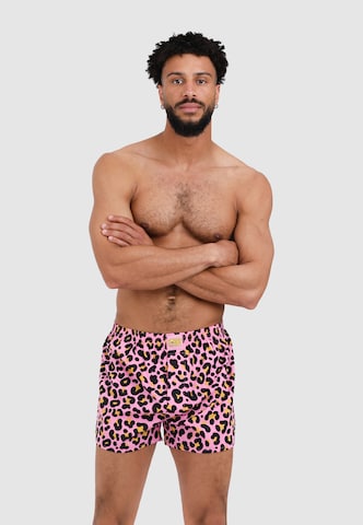 Lousy Livin Boxershorts 'Leroy' in Braun: Vorderseite