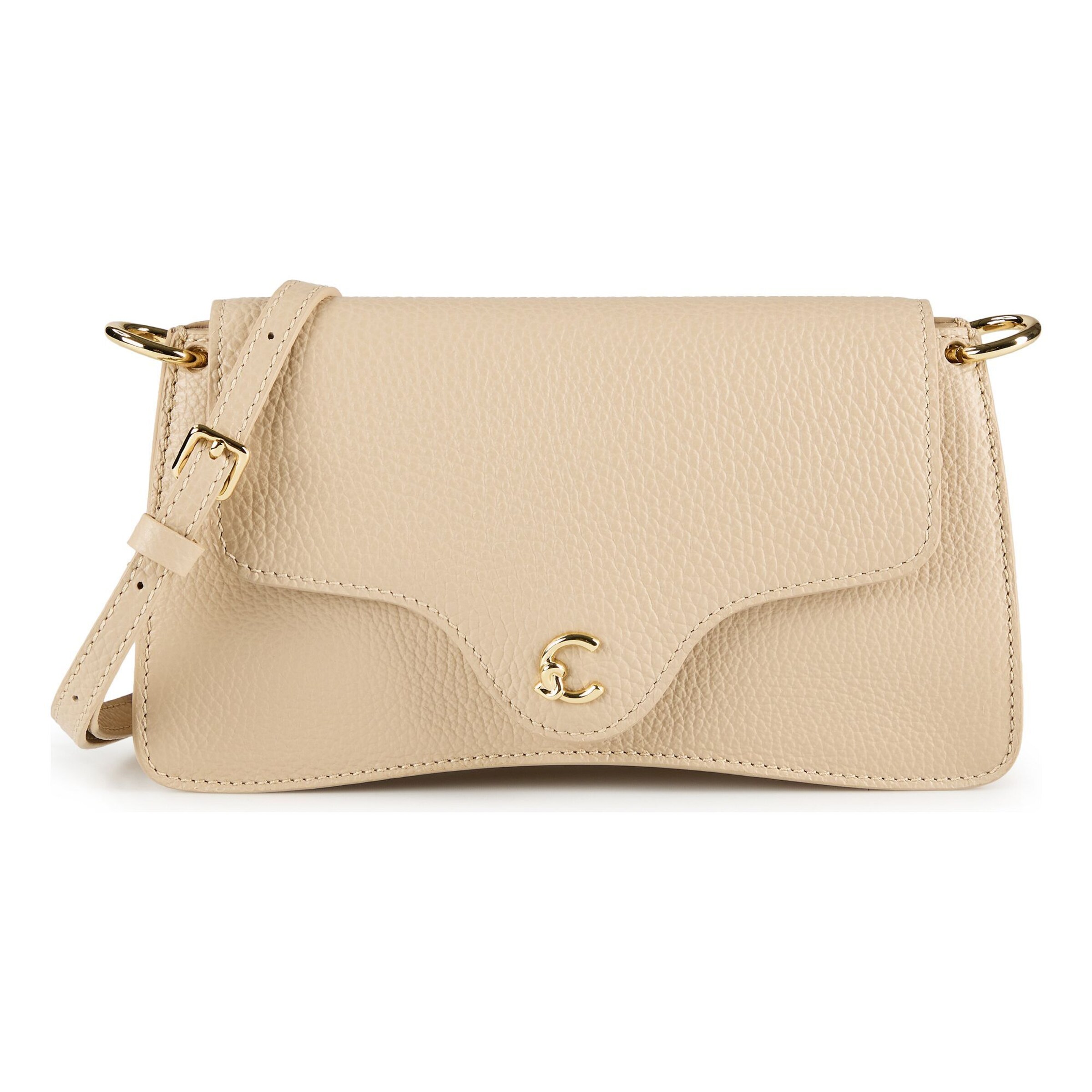 Coccinelle Schoudertas 'C-Me' in Wit: voorkant