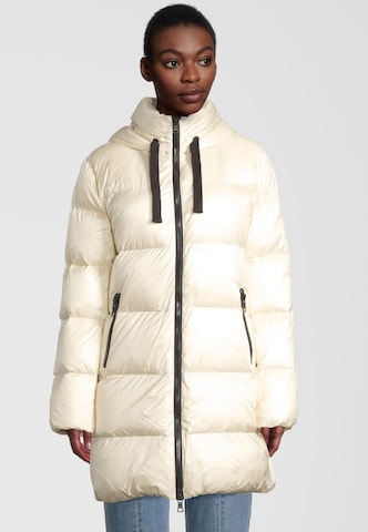 No. 1 Como Winter Coat 'LEONIE' in White