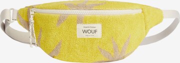 Marsupio 'Terry Towel' di Wouf in giallo: frontale