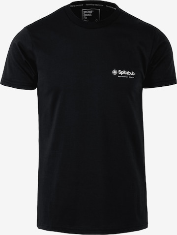 SPITZBUB Shirt 'ludis' in Black: front