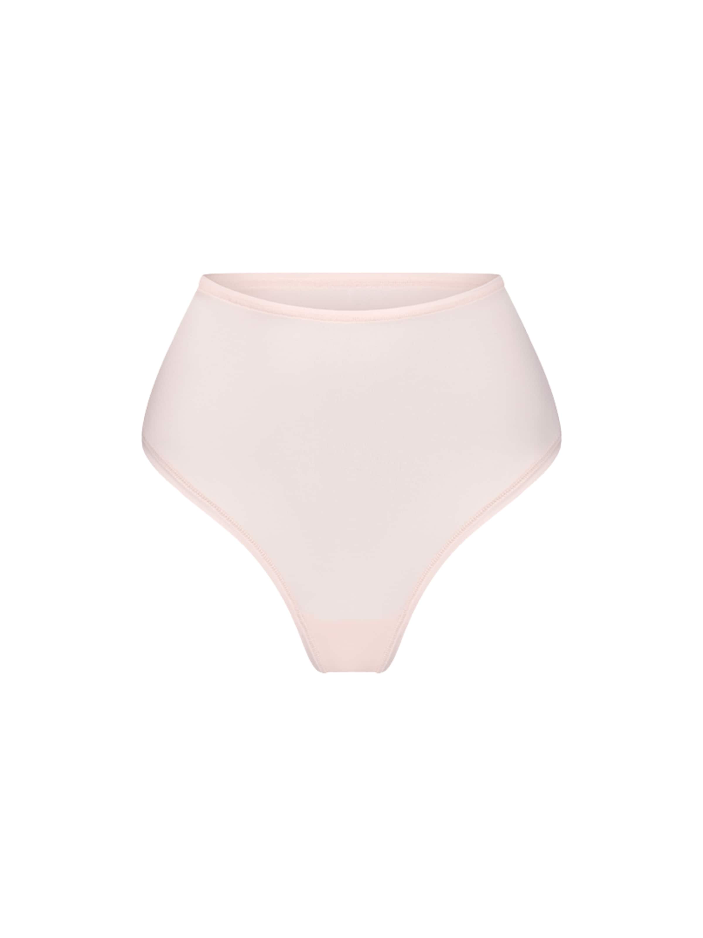 cfab (formerly creamy fabrics) Slip 'Hight-Waist Tanga' in Roze: voorkant