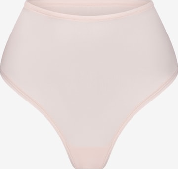cfab (formerly creamy fabrics) Slip 'Hight-Waist Tanga' in Roze: voorkant