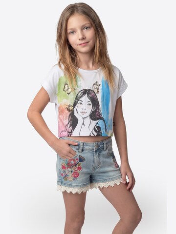 KOROSHI T-Shirt in Weiß: Vorderseite