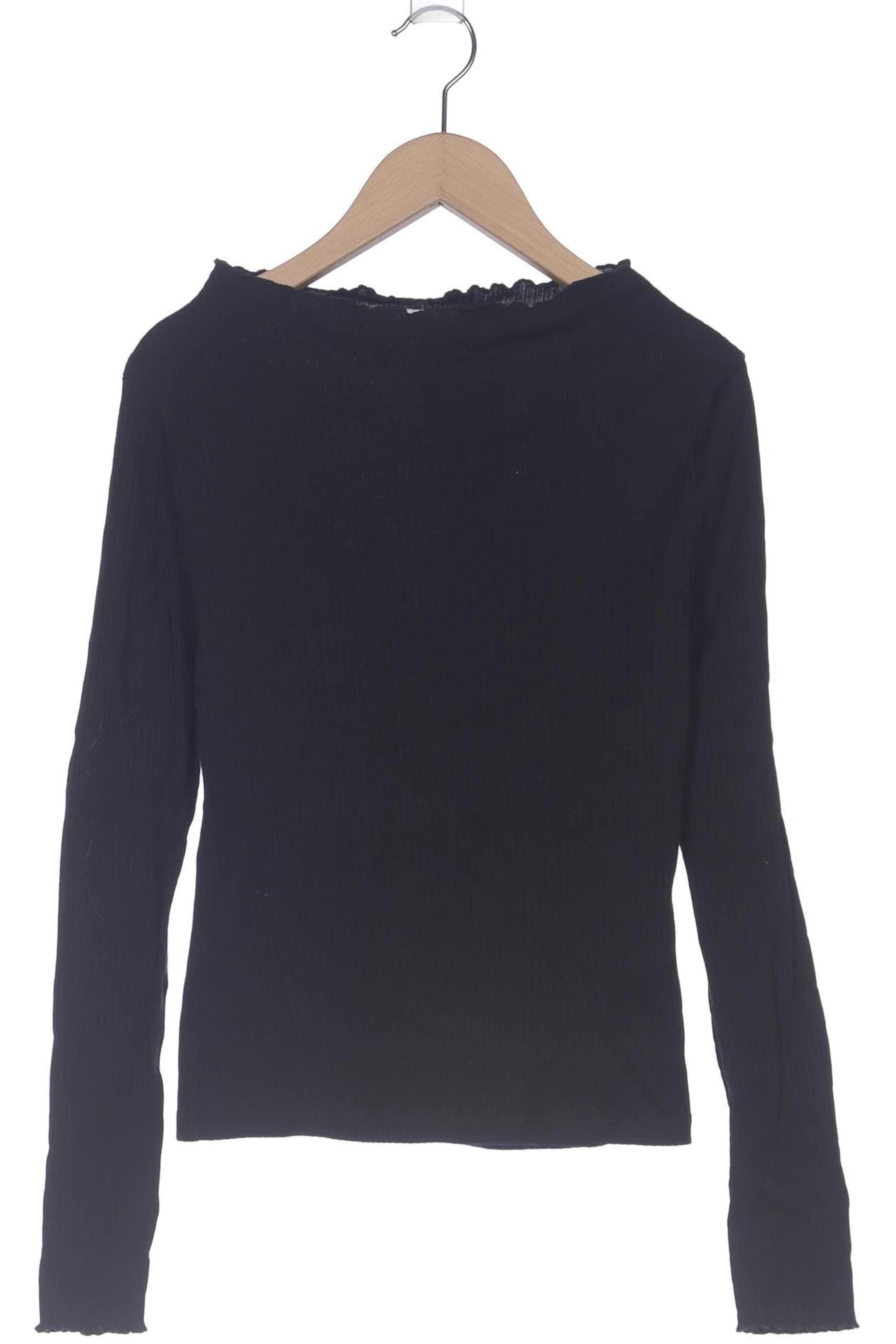 Rich & Royal Langarmshirt M in Schwarz: Vorderseite