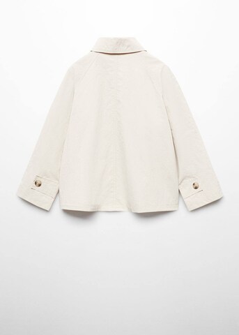 MANGO KIDS Übergangsjacke in Beige