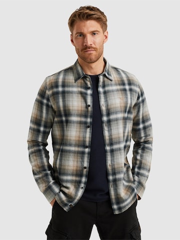 PME Legend Regular fit Button Up Shirt 'Shirt with check pattern' in Blue: front