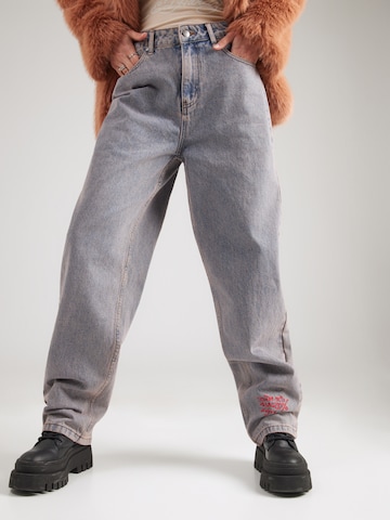 Ed Hardy Baggy Джинсы в Лиловый: спереди