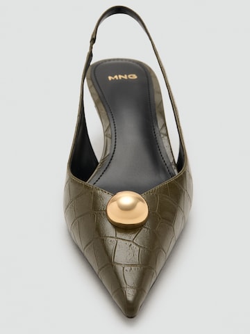 MANGO Slingback Pumps 'Ball' in Green