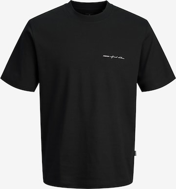 JACK & JONES - Camiseta en negro: frente