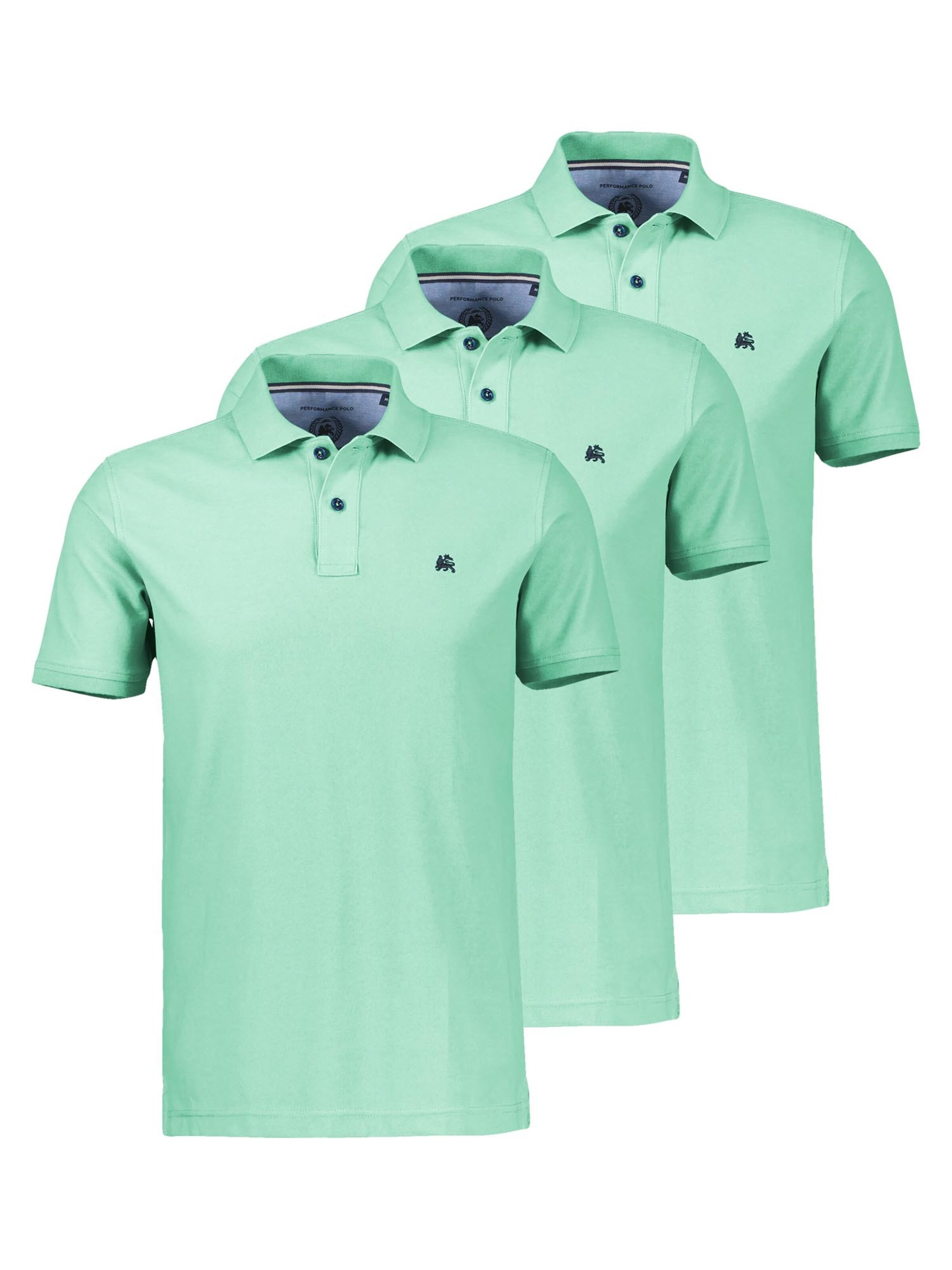 LERROS Shirt 'Basic' in Grün: Vorderseite