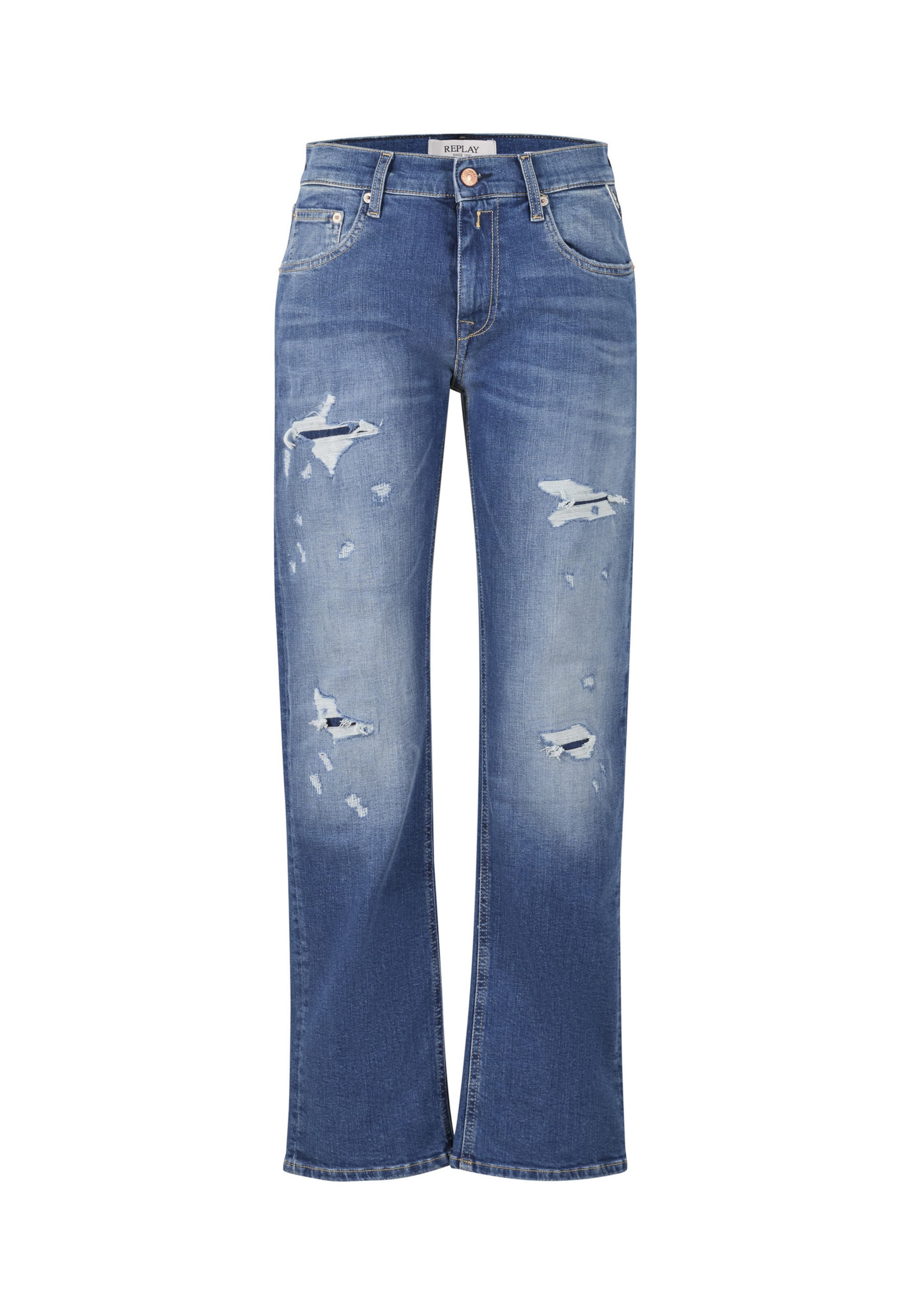 REPLAY Regular Jeans in Blau: Vorderseite