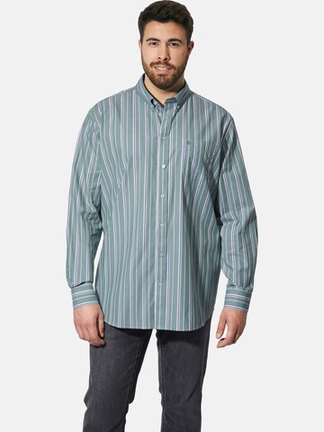 Charles Colby Comfort fit Overhemd in Blauw