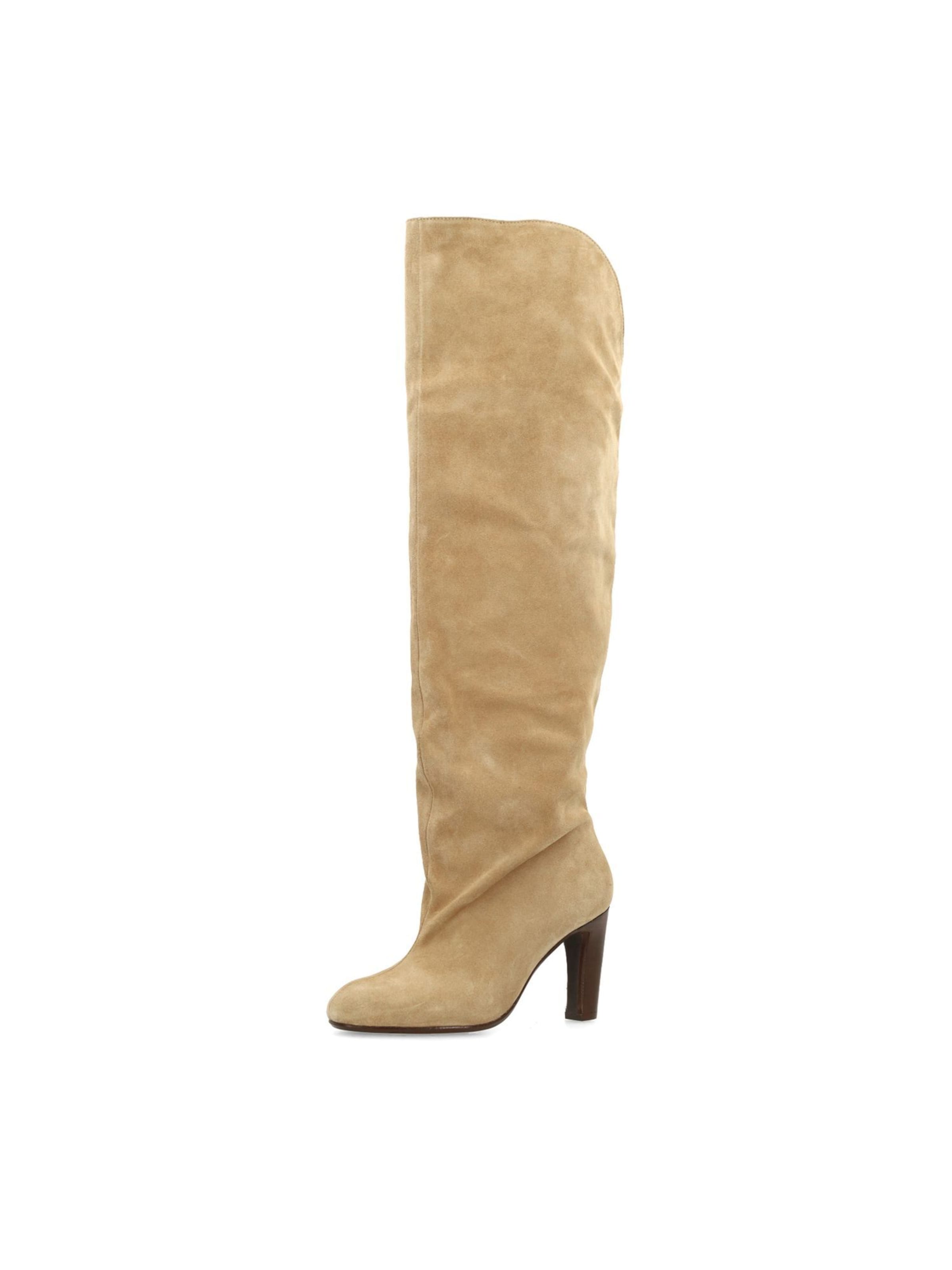 Bottes SACHA en beige : devant
