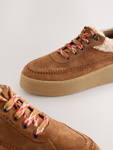Sneaker low de la Next pe maro