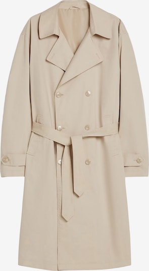 Bershka Manteau mi-saison en sable, Vue avec produit