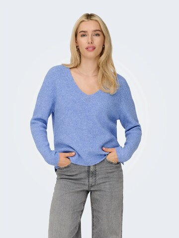 JDY Trui 'JDYSANDRINE' in Blauw: voorkant