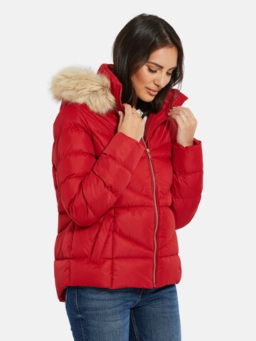 Veste d’hiver 'Hails' Threadbare en rouge : devant