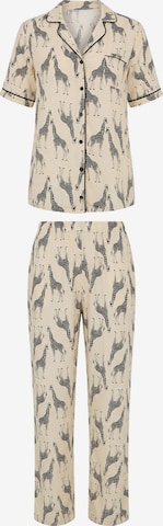 Vivisence Pajama '2074' in Beige: front