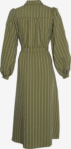 MSCH COPENHAGEN Košeľové šaty 'Sidona' - Zelená