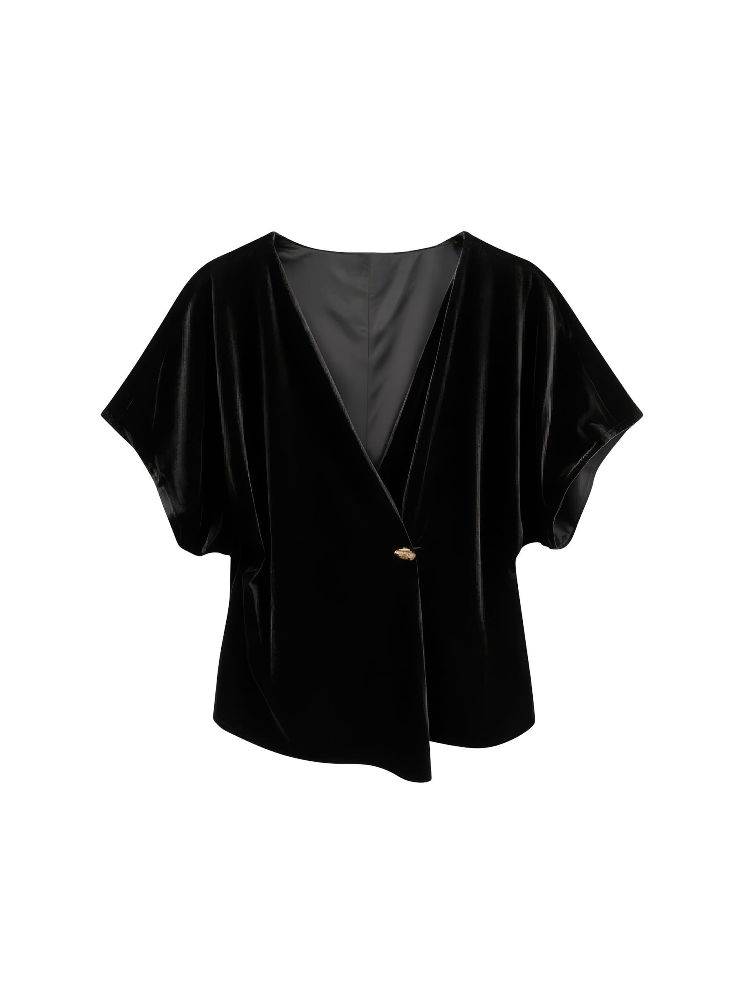 VERO MODA Blouse in Zwart: voorkant
