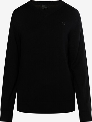 DreiMaster Klassik Sweater in Black: front