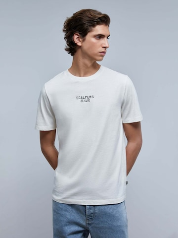 Scalpers T-Shirt 'Buds' in Weiß