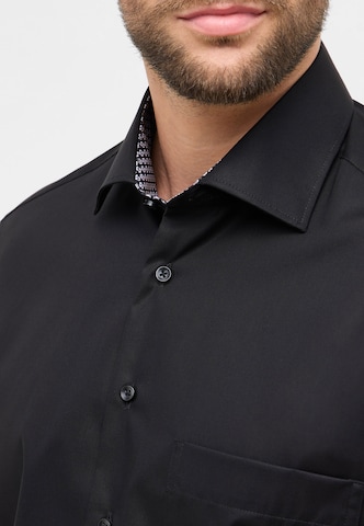 ETERNA Comfort fit Zakelijk overhemd in Zwart