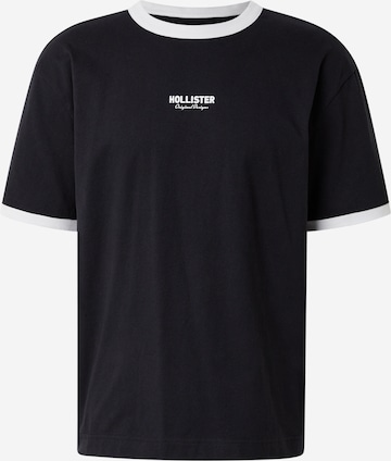 HOLLISTER Majica | črna barva: sprednja stran