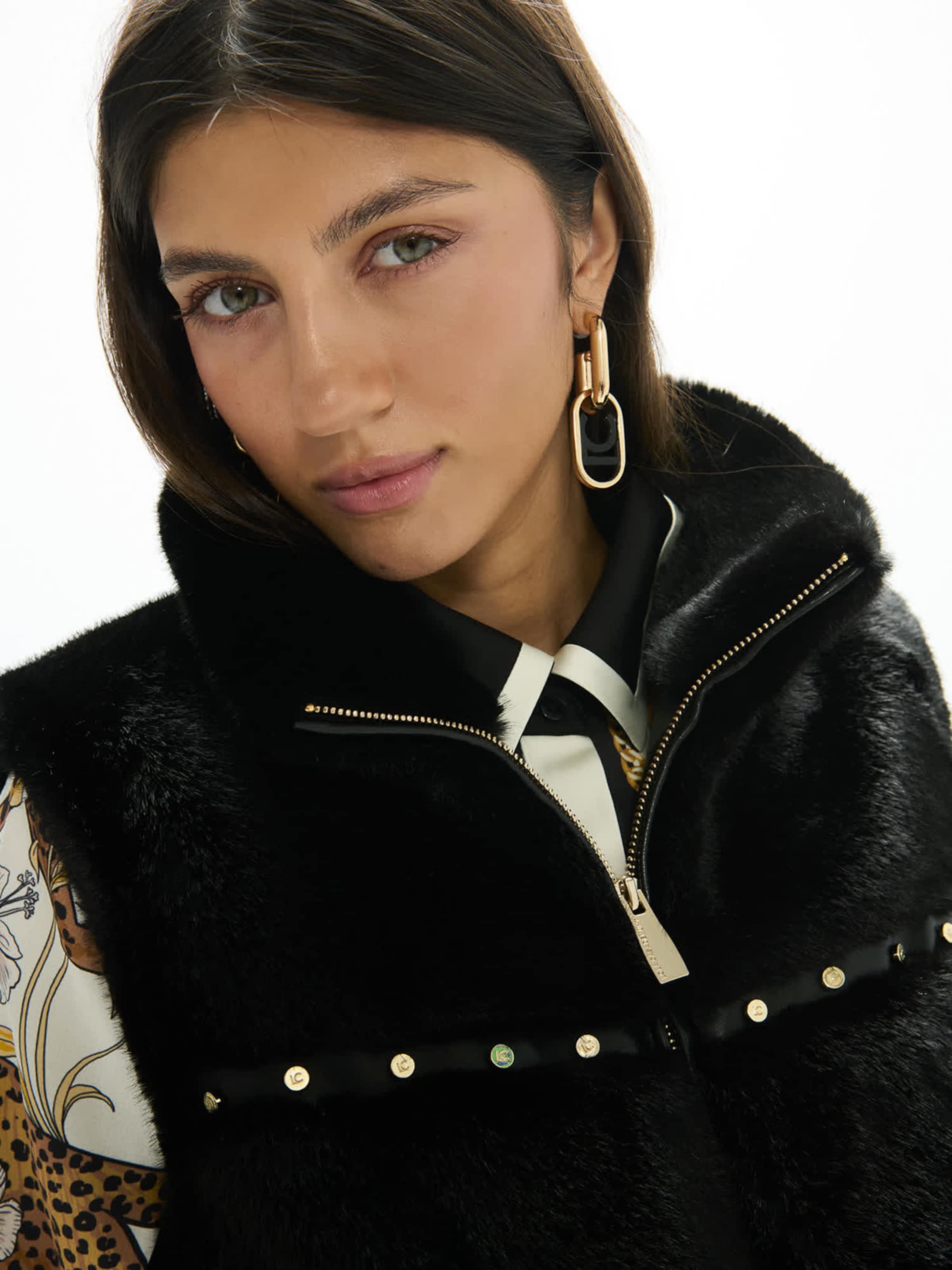 Lola Casademunt Vest in Black