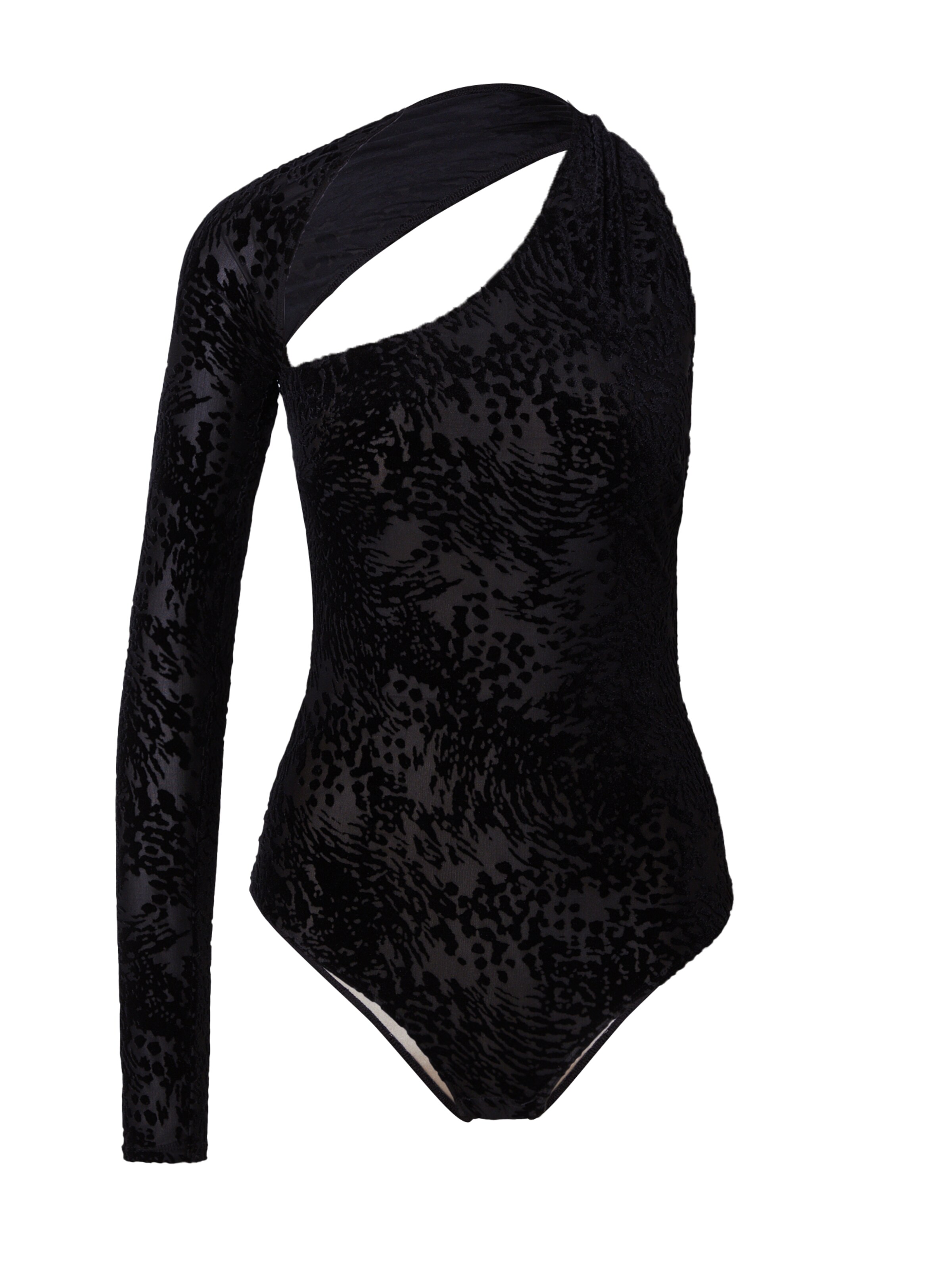 PATRIZIA PEPE Rövid body - fekete: elől