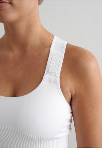 Bustier Soutien-gorge de sport Aim'n en blanc