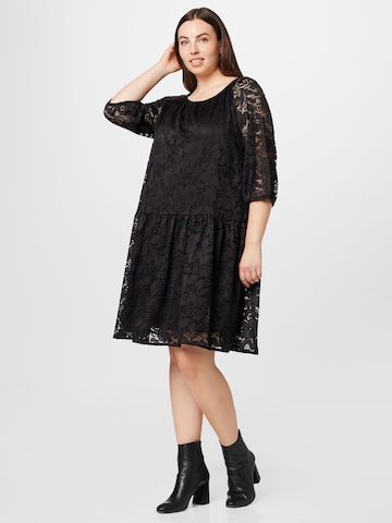 Rochie de cocktail 'Sandra' de la Vila Curve pe negru: față