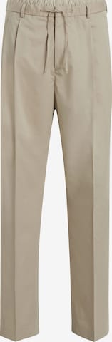 Pantalon à pince Calvin Klein en gris : devant