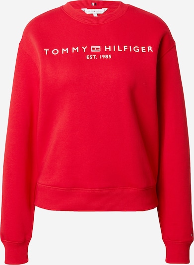 TOMMY HILFIGER Sweatshirt in dunkelblau / rot / weiß, Produktansicht