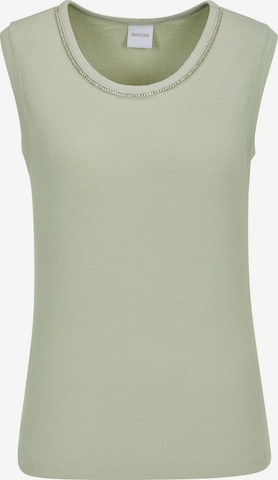 MADELEINE Top in Grün: Vorderseite