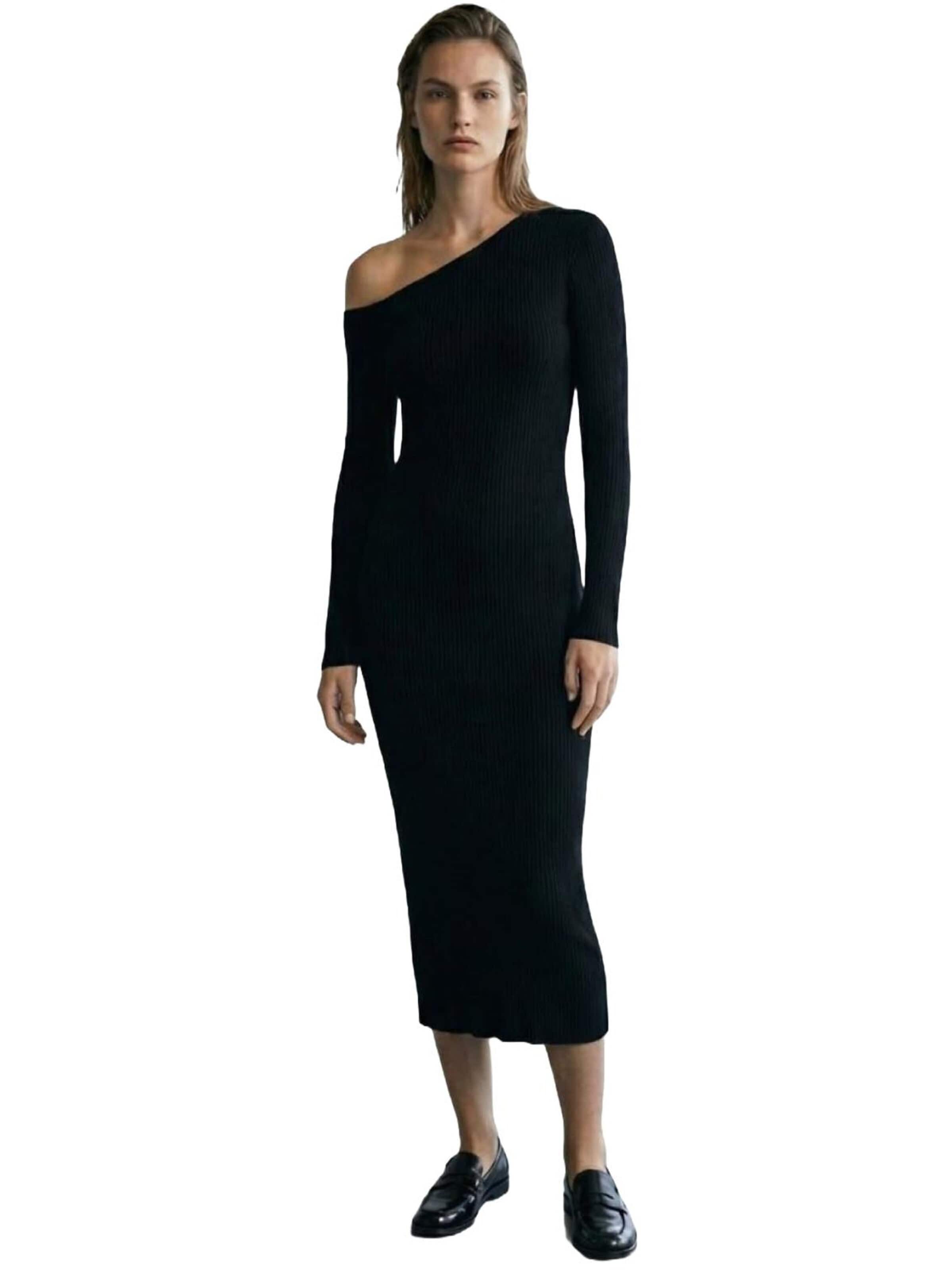 LTB Jeans Jurk in Zwart: voorkant