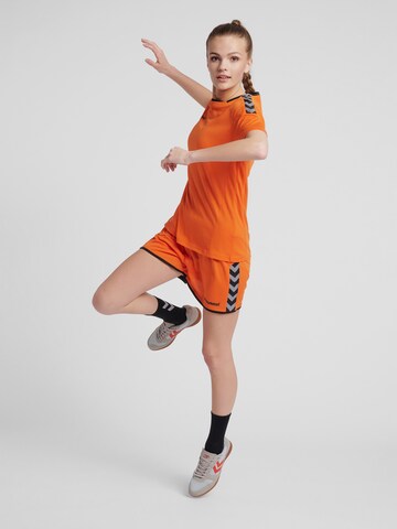 Hummel Regular Sportbroek in Oranje