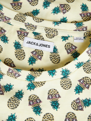 JACK & JONES T-shirt 'SUN SHADE' i gul