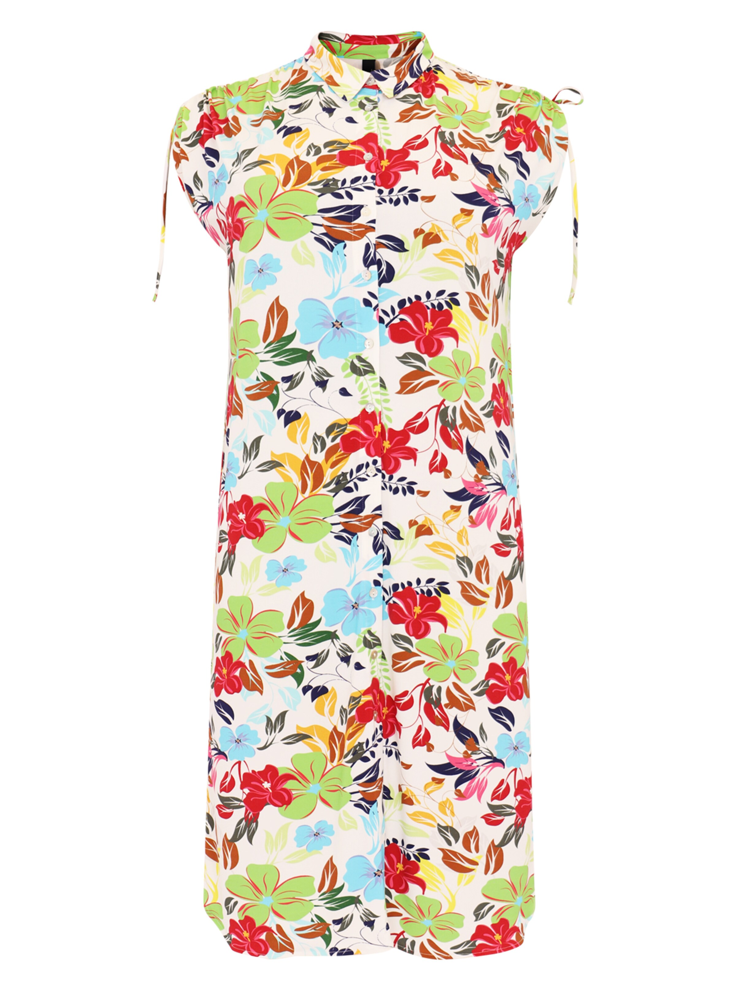 YOEK Shirt dress in Mixed colours: front