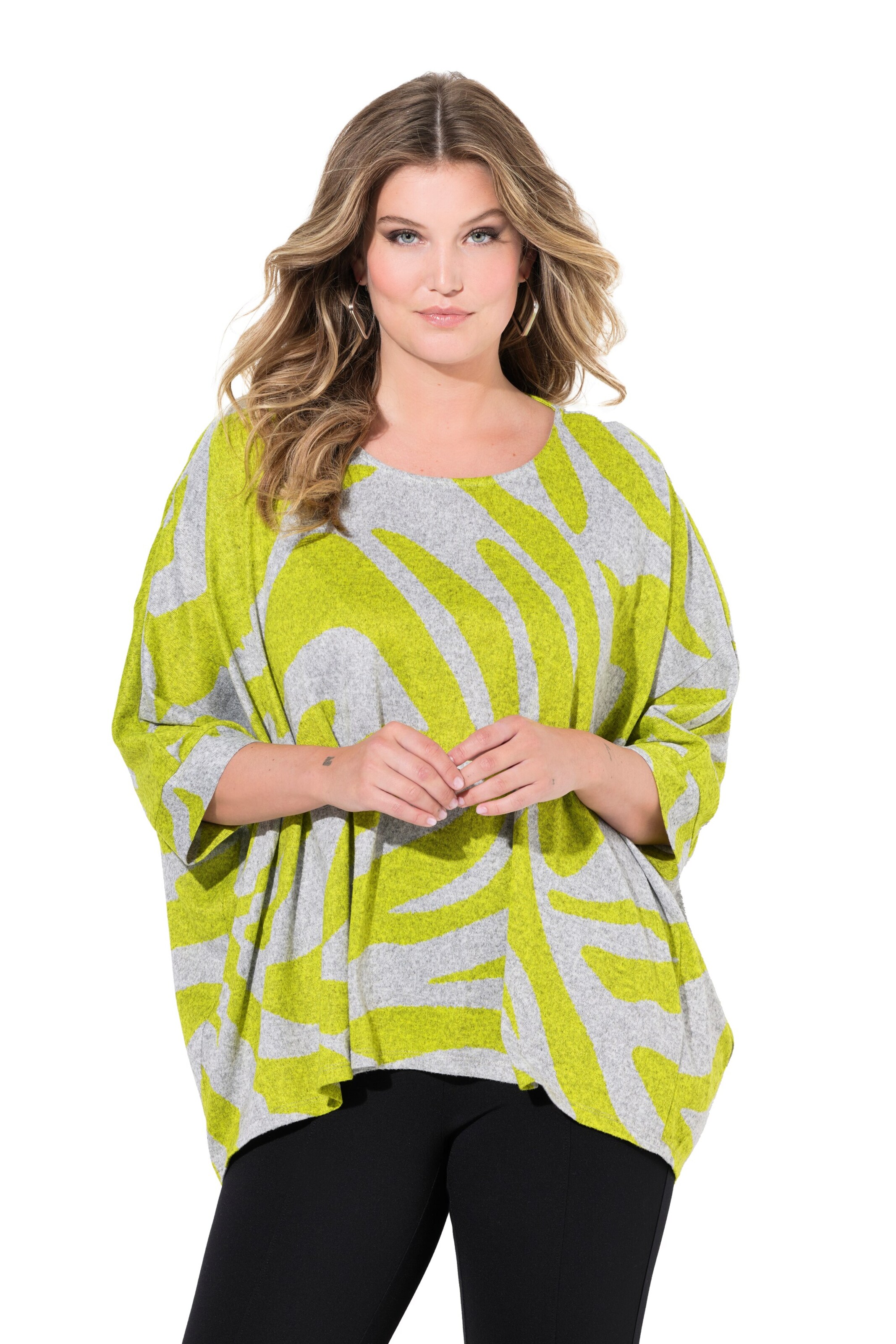 MIAMODA Trui in Groen: voorkant