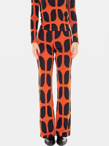 Baggy Pantaloni 'Wallpaper Naia Pants' di Thinking MU in arancione