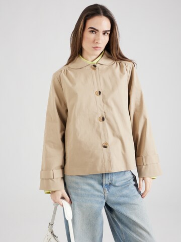 Lollys Laundry Between-Season Jacket 'Viola' in Beige: front