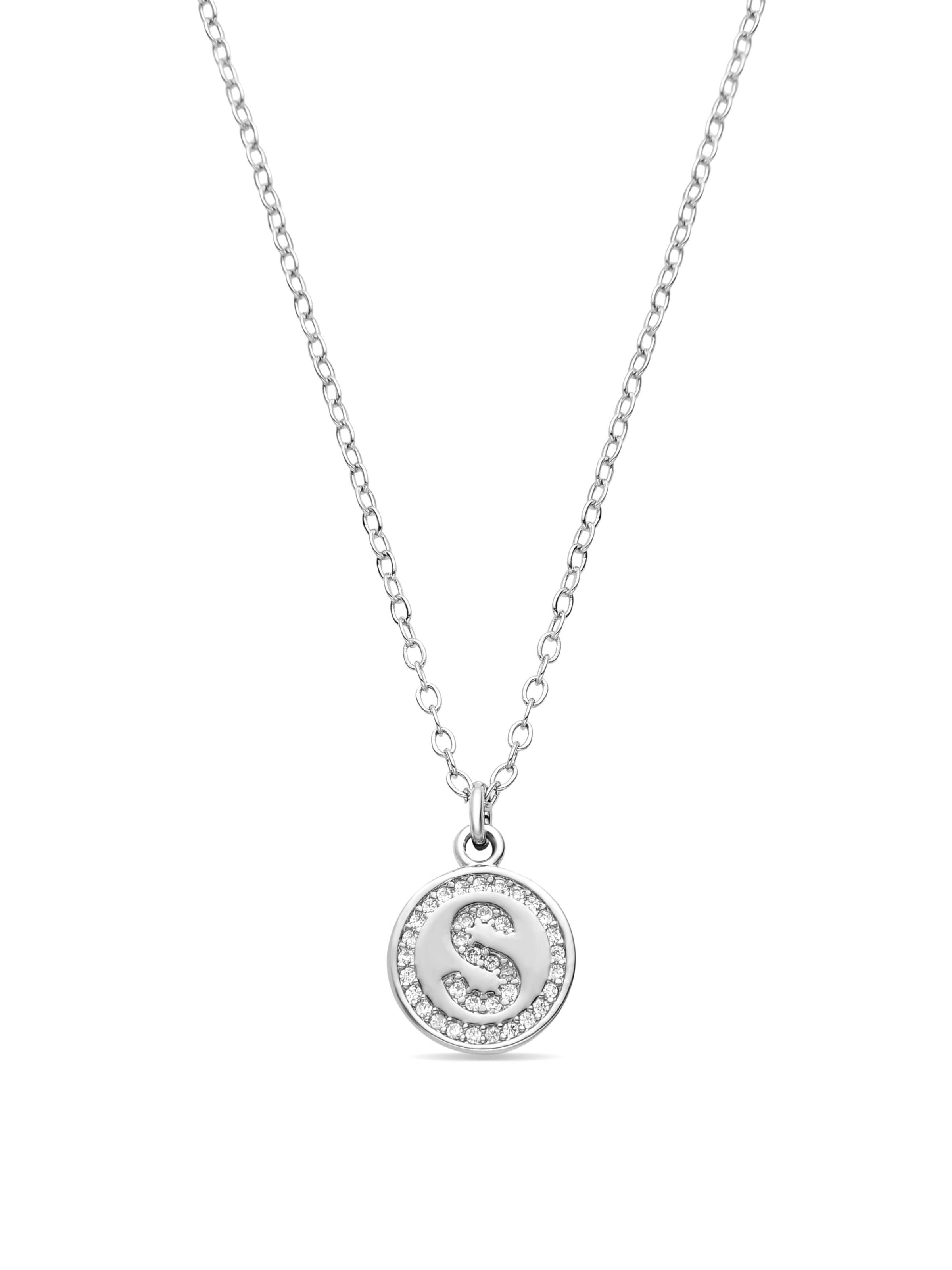 Luxenter - Cadena 'Alphabet' en blanco: frente