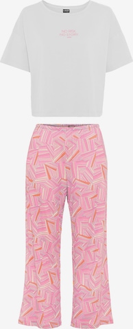 LSCN by LASCANA Pajama in Pink: front