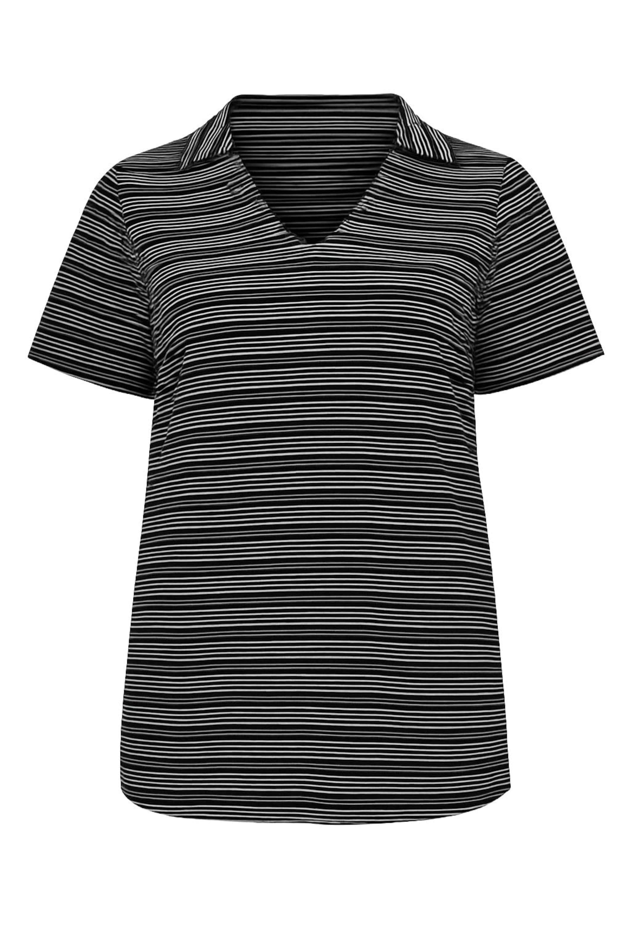 T-shirt Stil Diva en noir : devant