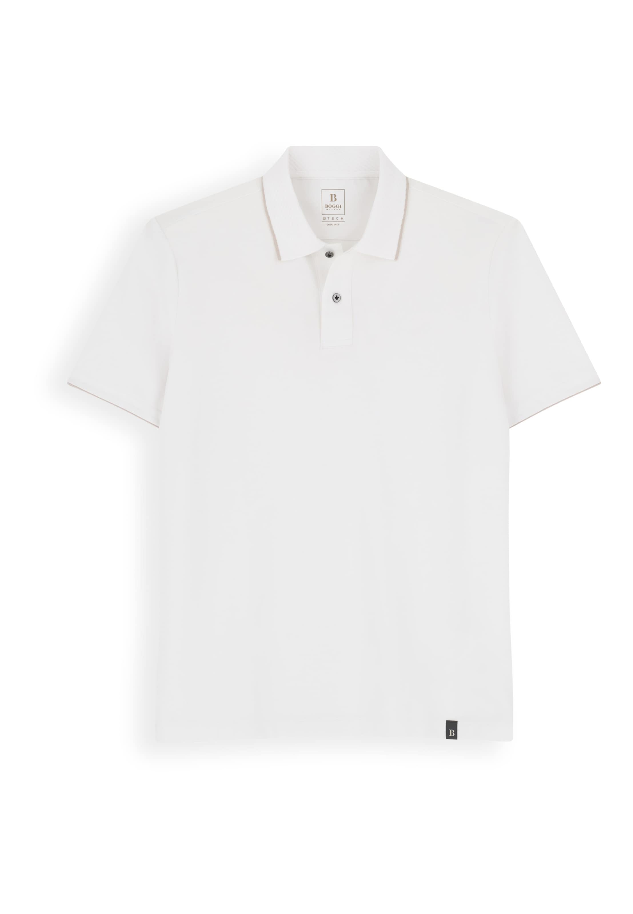 Maglietta di Boggi Milano in bianco: frontale
