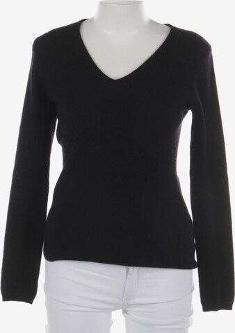 REPEAT Cashmere Sweater & Cardigan in L in Black: front