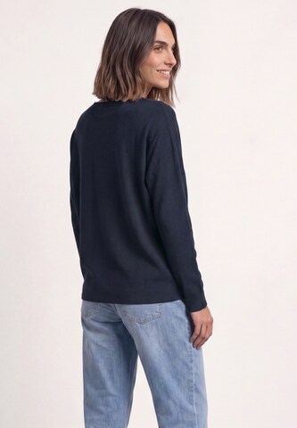 STREET ONE Dolman Pullover mit Boat Neck in Blau