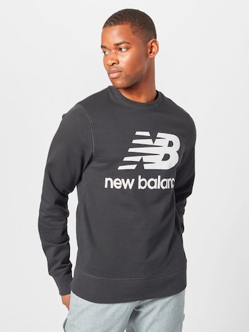 new balance Sweatshirt in Black: front